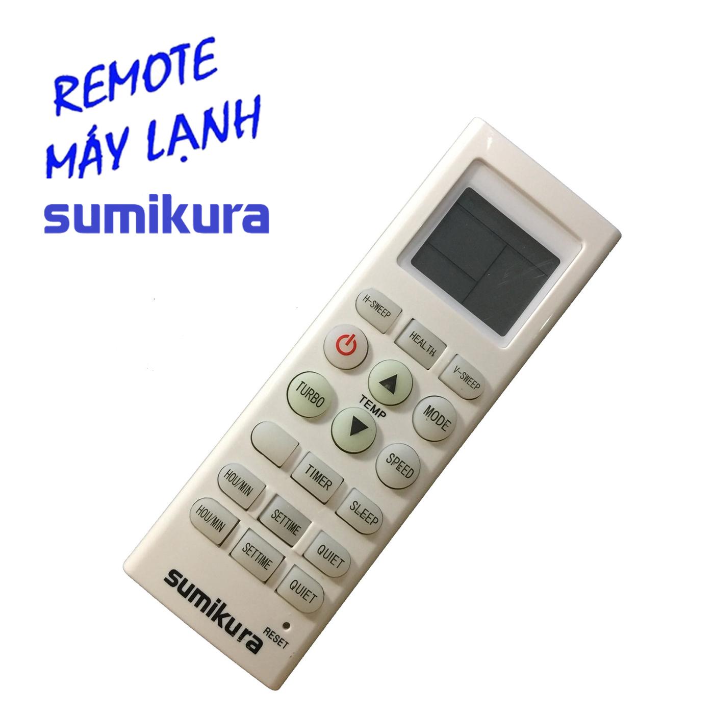 Remote máy lạnh, điều khiển điều hòa sumikura