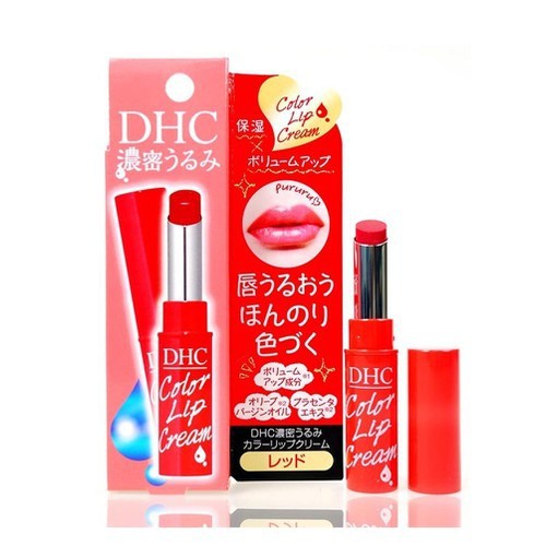 Son dưỡng môi mềm mịn có màu dhc color lip cream -đỏ tươi