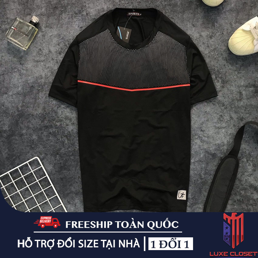 Áo thun nam thun thể thao Sport tập gym cực chất ASTD071