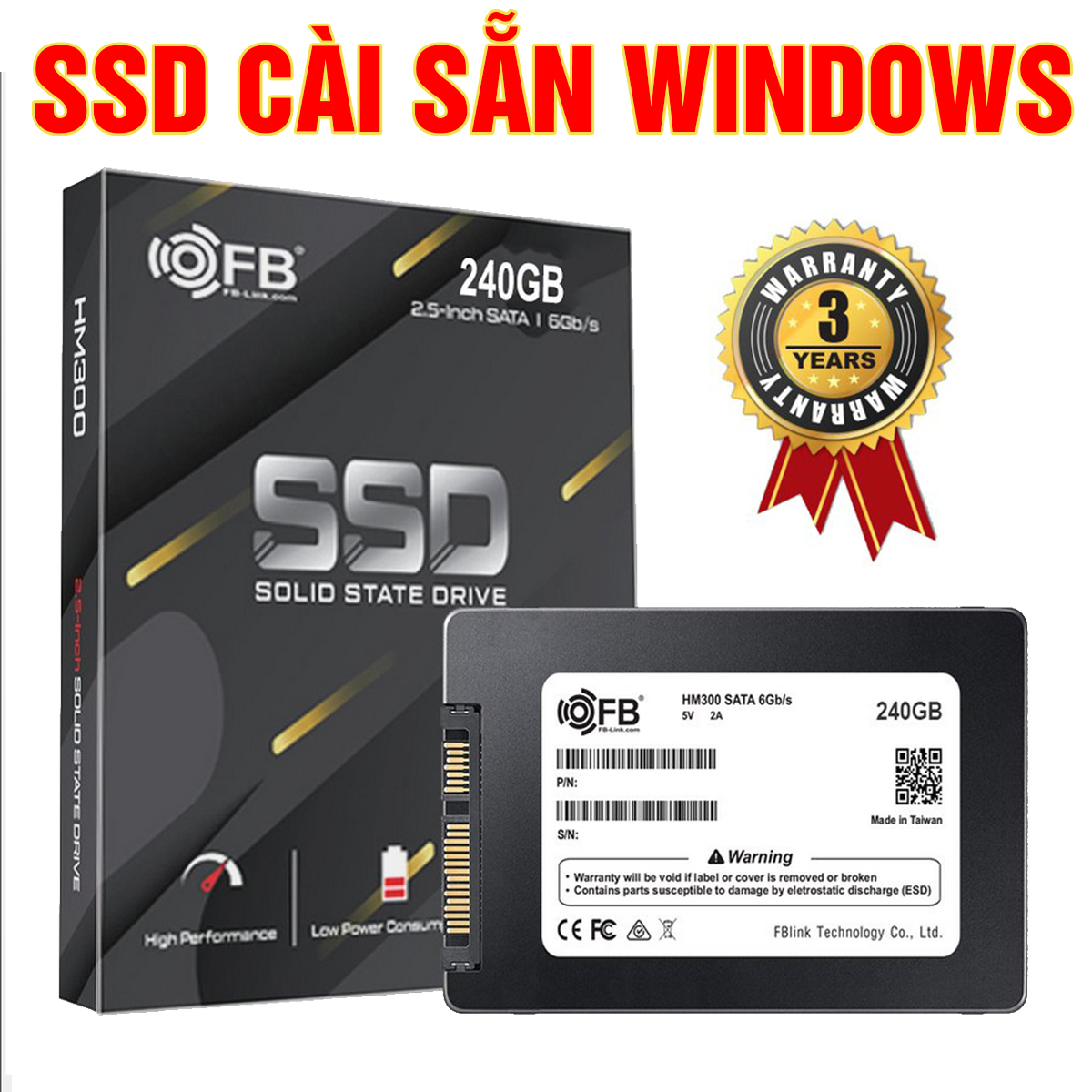 Ổ cứng SSD cài sẵn windows siêu mượt Dùng cho PC Laptop khởi động