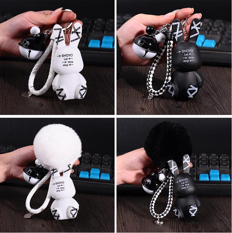Móc khóa set thỏ phối