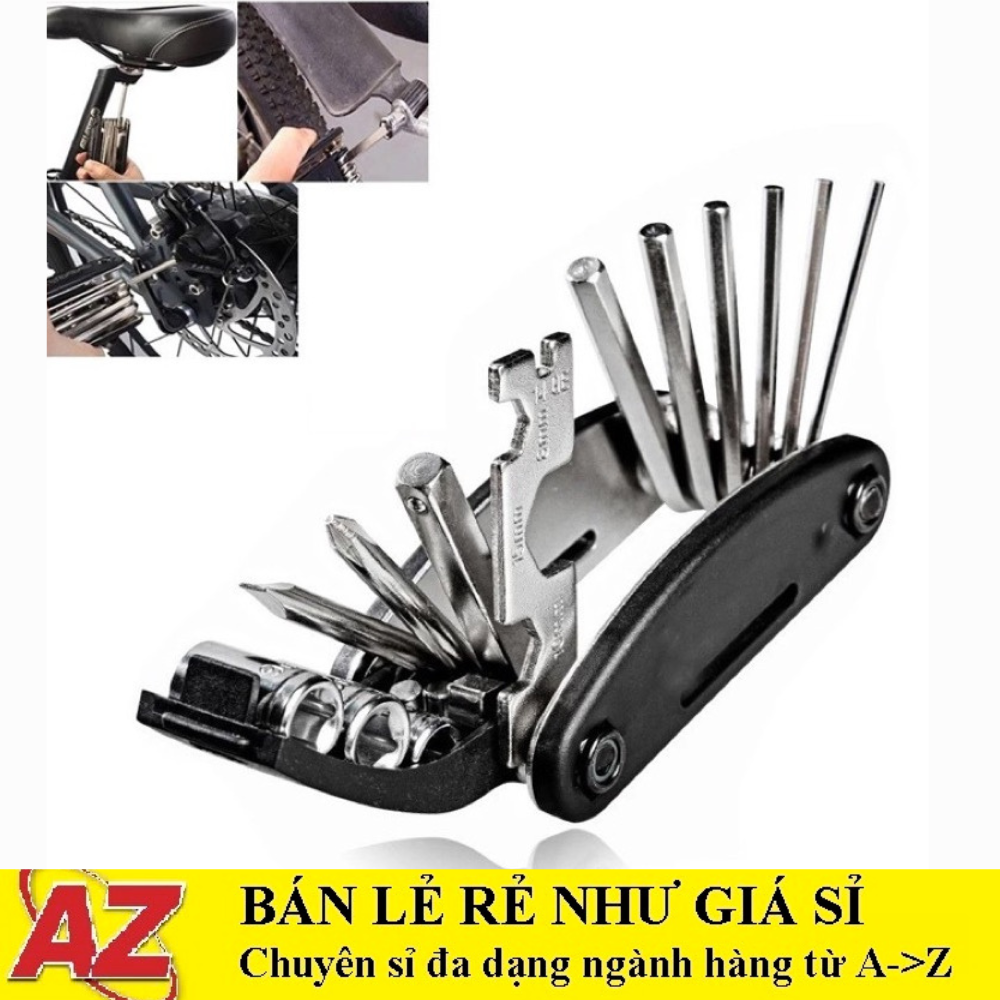 Bộ dụng cụ sửa chữa xe đạp đa năng tua vít, lục giác 13in1