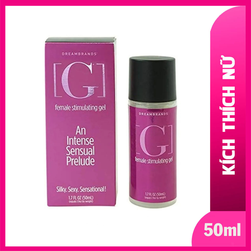 Gel Bôi Trơn Kích Thích Tăng Khoái Cảm Nữ Cao Cấp G Female Stimulating - Chai 50ml | Gian hàng chính hãng