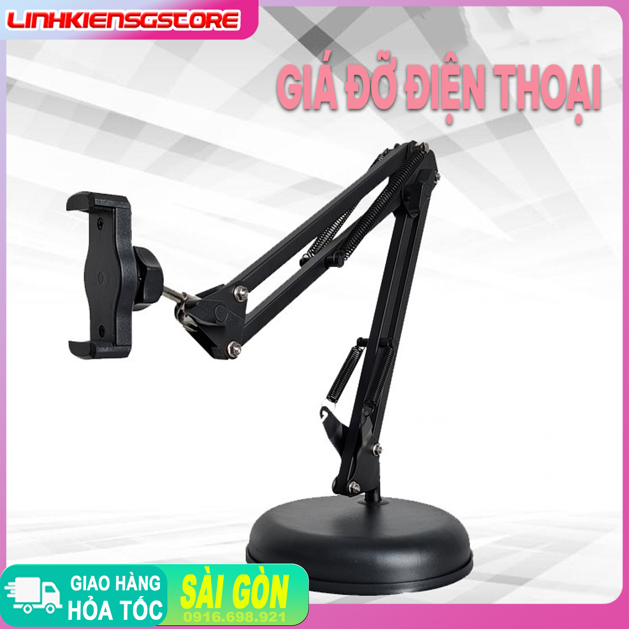 Giá Đỡ Điện Thoại Đa Năng, Tùy Chỉnh Nhiều Góc Độ, Dành Cho Học Online, Giải Trí, Livestream