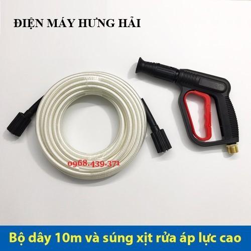 Combo dây vòi xịt rửa xe cao áp