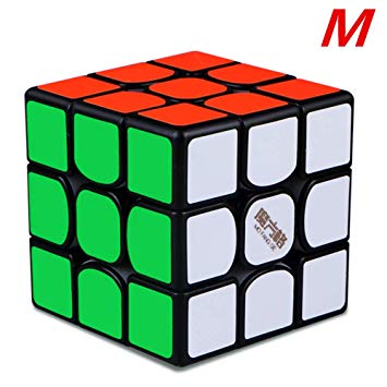 Rubik 3x3x3 qiyi thunderclap v3/m màu đen có nam châm