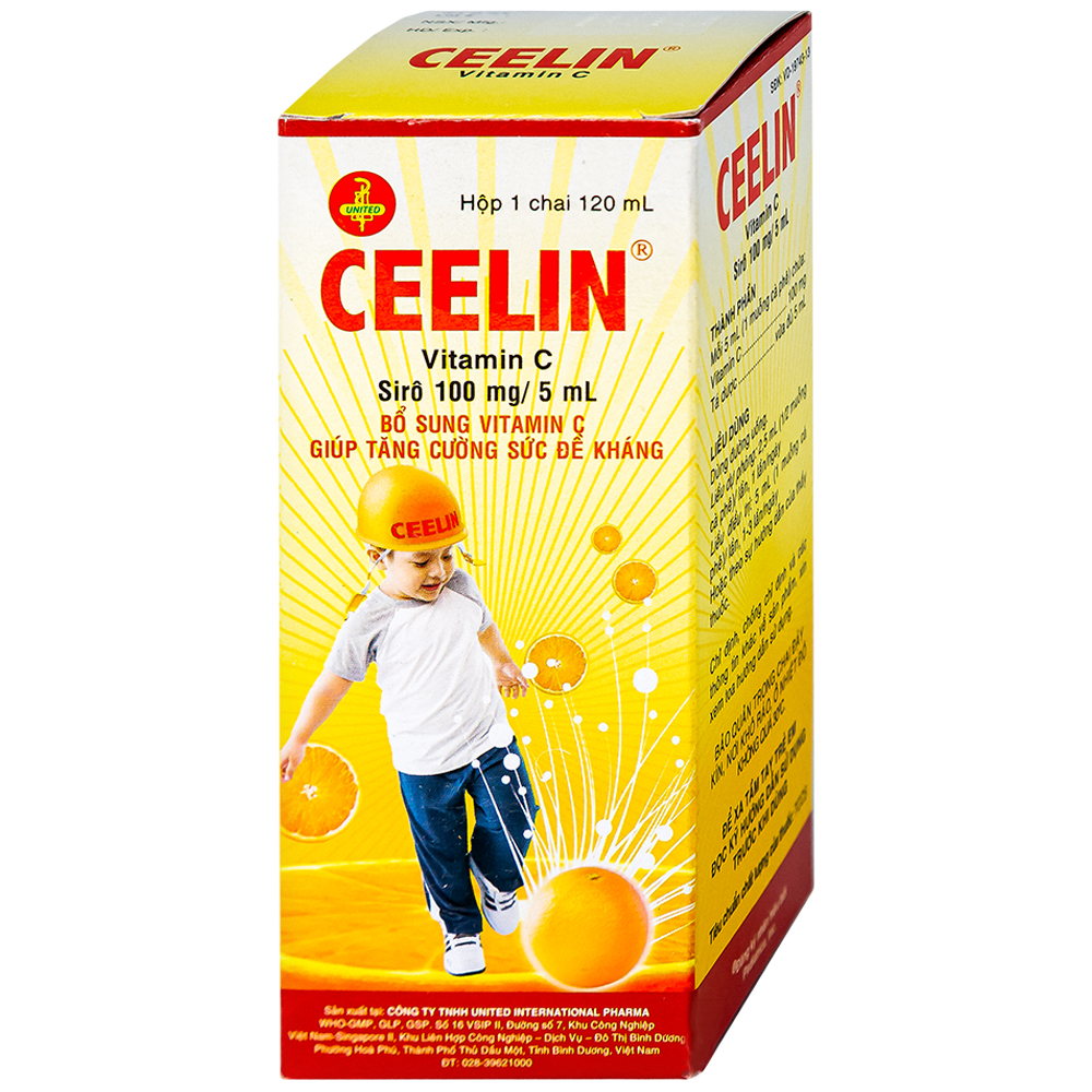 Siro Ceelin - Vitamin C tăng đề kháng cho trẻ