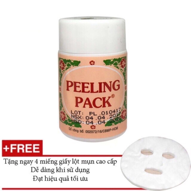 [HCM]Kem lột mụn Peeling Pack 60g tặng mặt nạ giấy