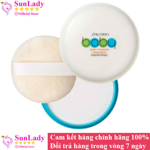 Phấn phủ kiềm dầu – phấn rôm Shiseido Baby Powder Pressed