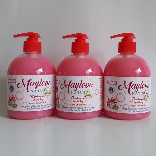 Combo 3 Chai Sữa rửa tay Maylove Ký Ức Tuổi Học Trò - Hoa Phượng 500ml