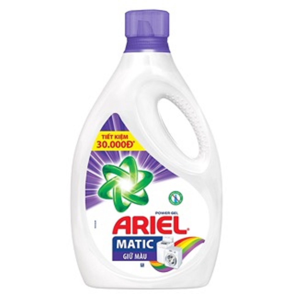 Nước giặt giữ màu ariel dạng chai 2.4kg