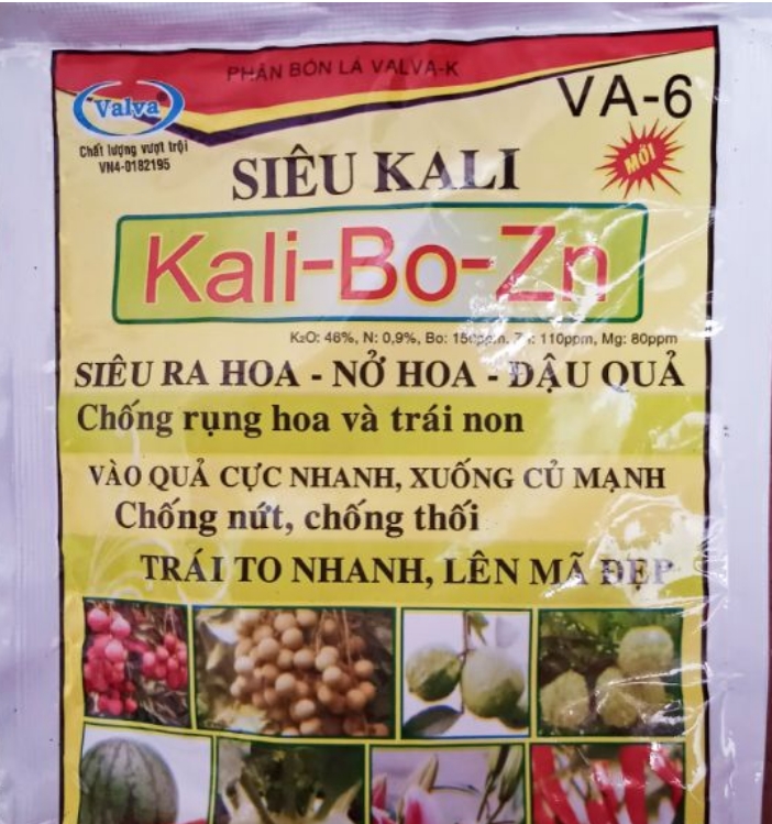 Siêu Kali-Bo-Zn - Phân bón tổng hợp ra hoa, đậu quả