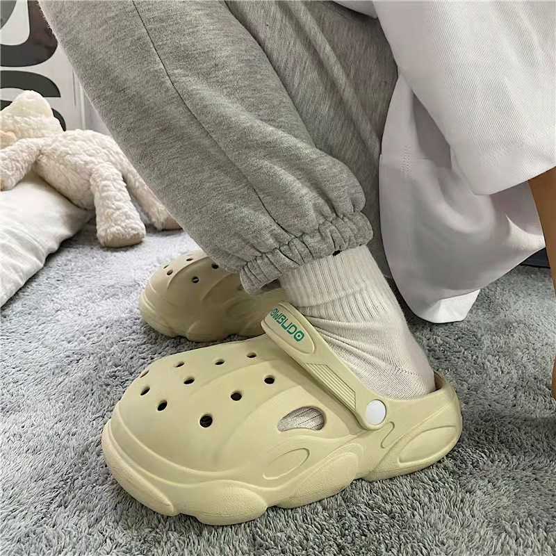 Dép cross mã dinos 2022 đế 4cm siêu cấp - dép bánh mì độn đế đi chơi