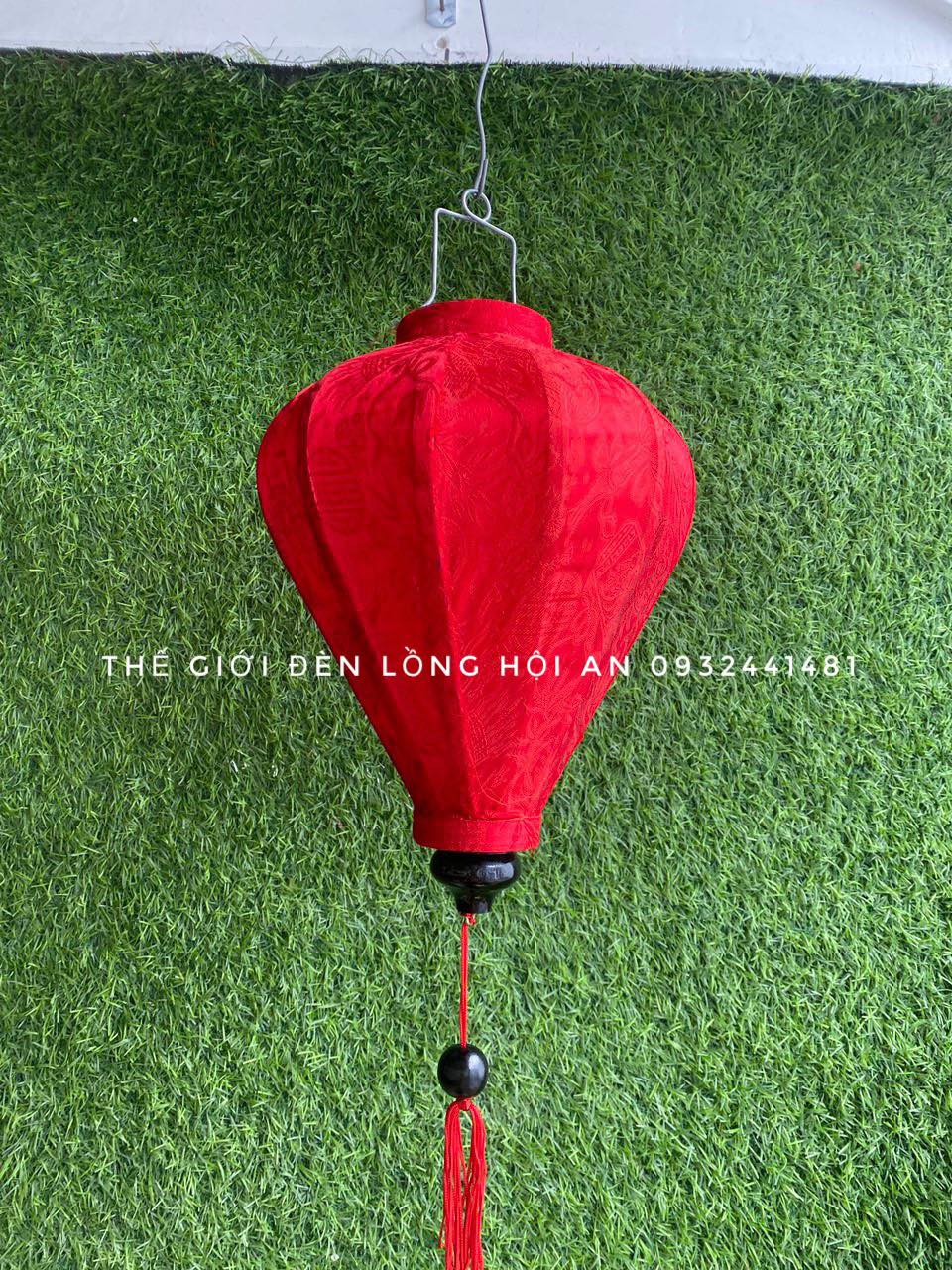 Đèn lồng Hội An vải lụa 30cm