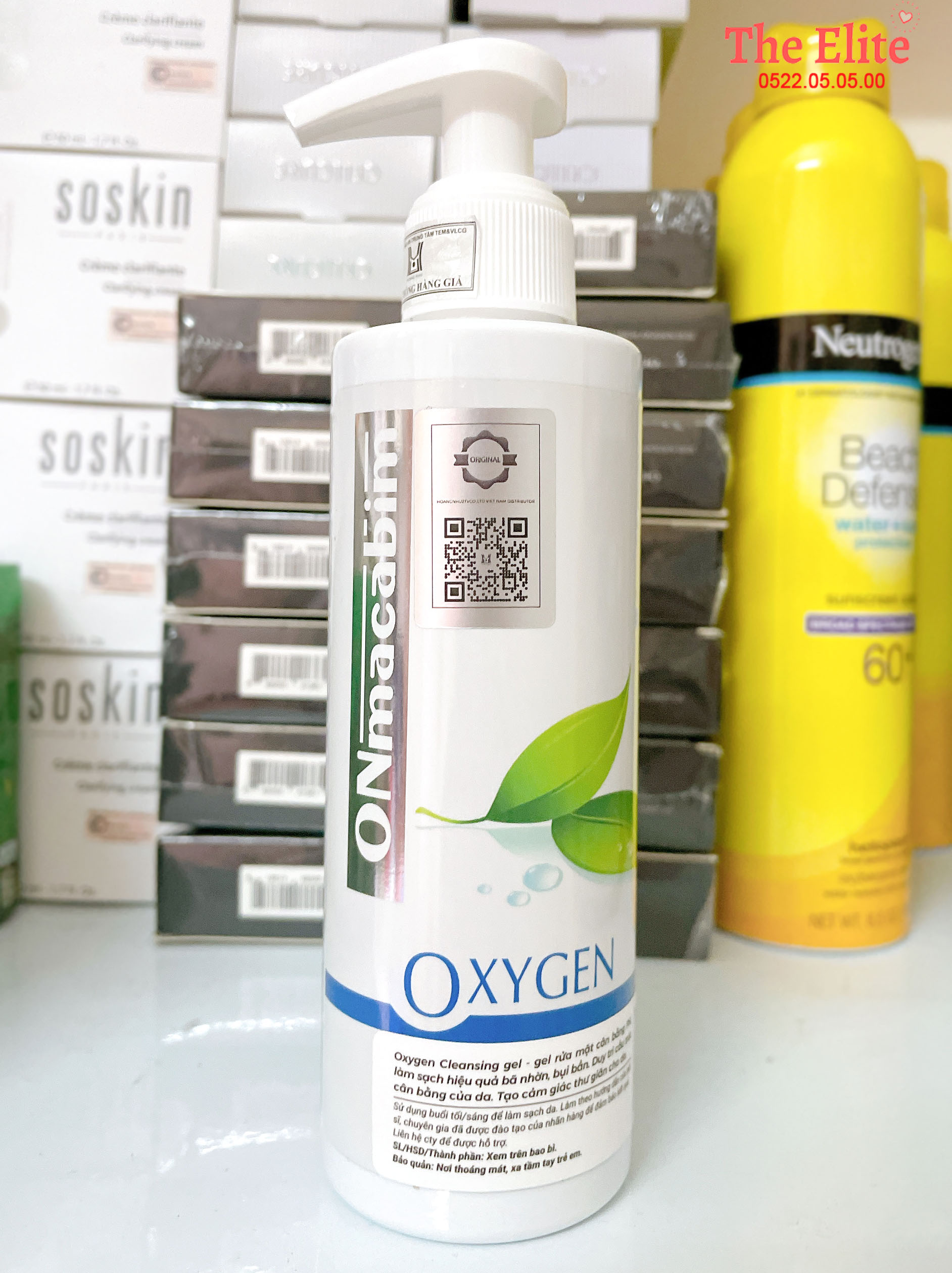 Sữa rửa mặt Oxygen Onmacabim Cleasing Gel 150 ml