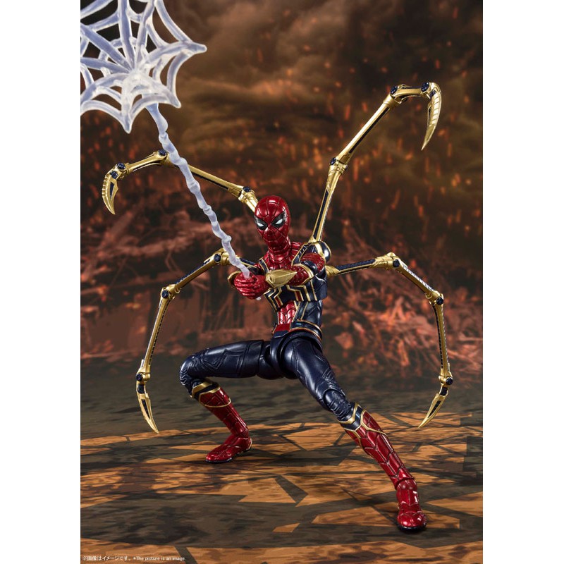 Order báo giá] Mô hình chính hãng SHF: Iron Spider (Final Battle) (spiderman)  