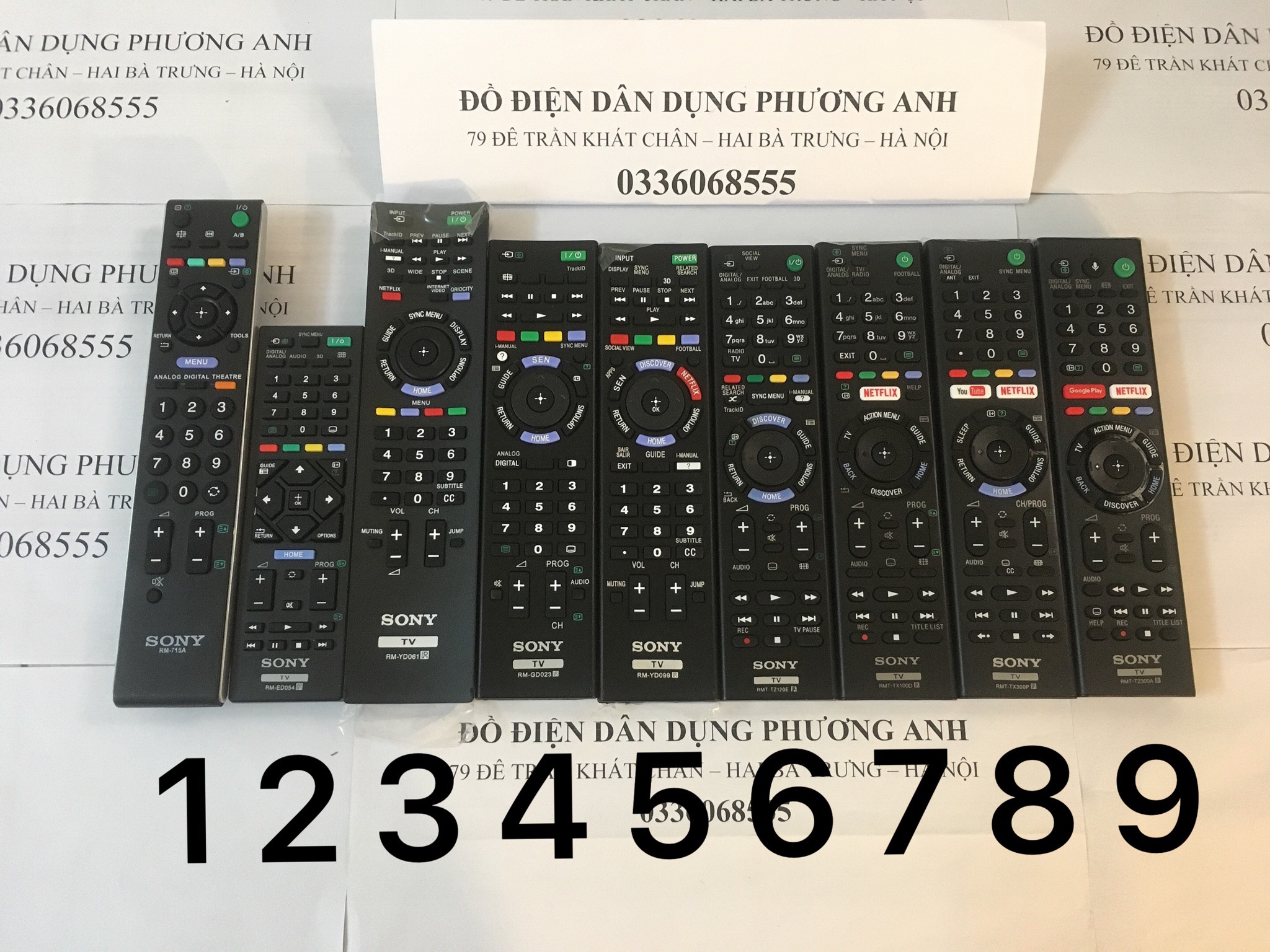 FREESHIP ĐIỀU KHIỂN TIVI SONY HÀNG CÔNG TY CÁC ĐỜI