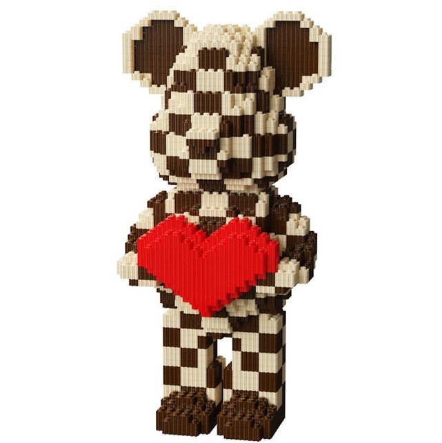 Xếp hình lắp ráp Gấu 3d Bearbrick Đồ Chơi xếp hình lắp ráp Ghép Hình Nhân Vật Hoạt Hình