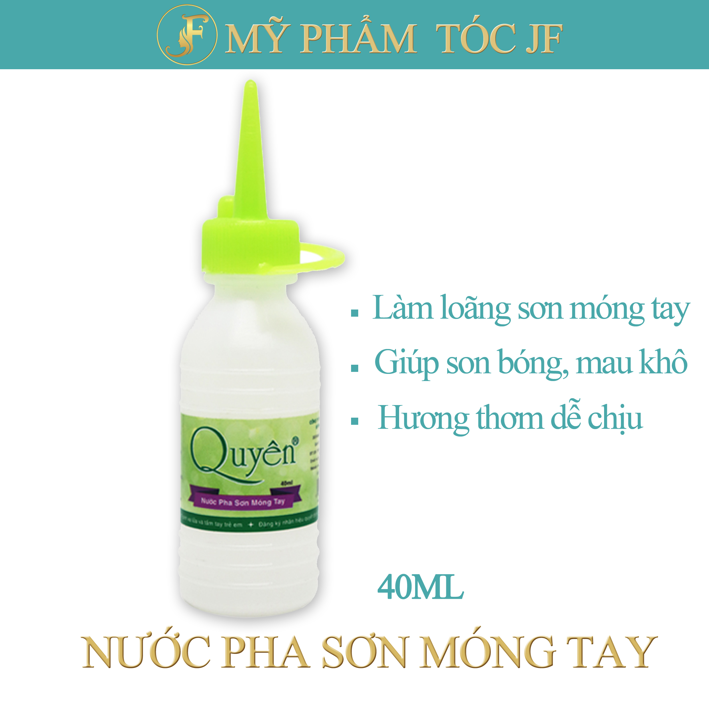 Nước pha sơn móng tay cao cấp 40ml