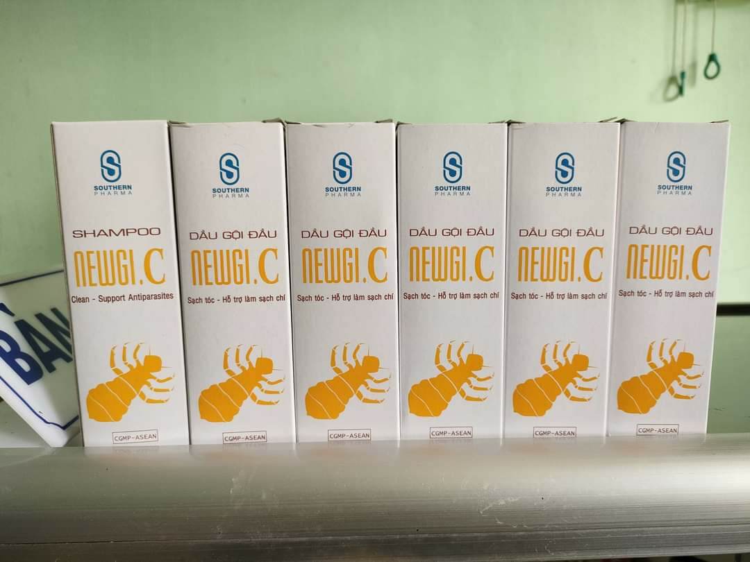 Dầu gội tan chí Newgi.C Giúp làm sạch tóc, hỗ trợ làm sạch chí. 1