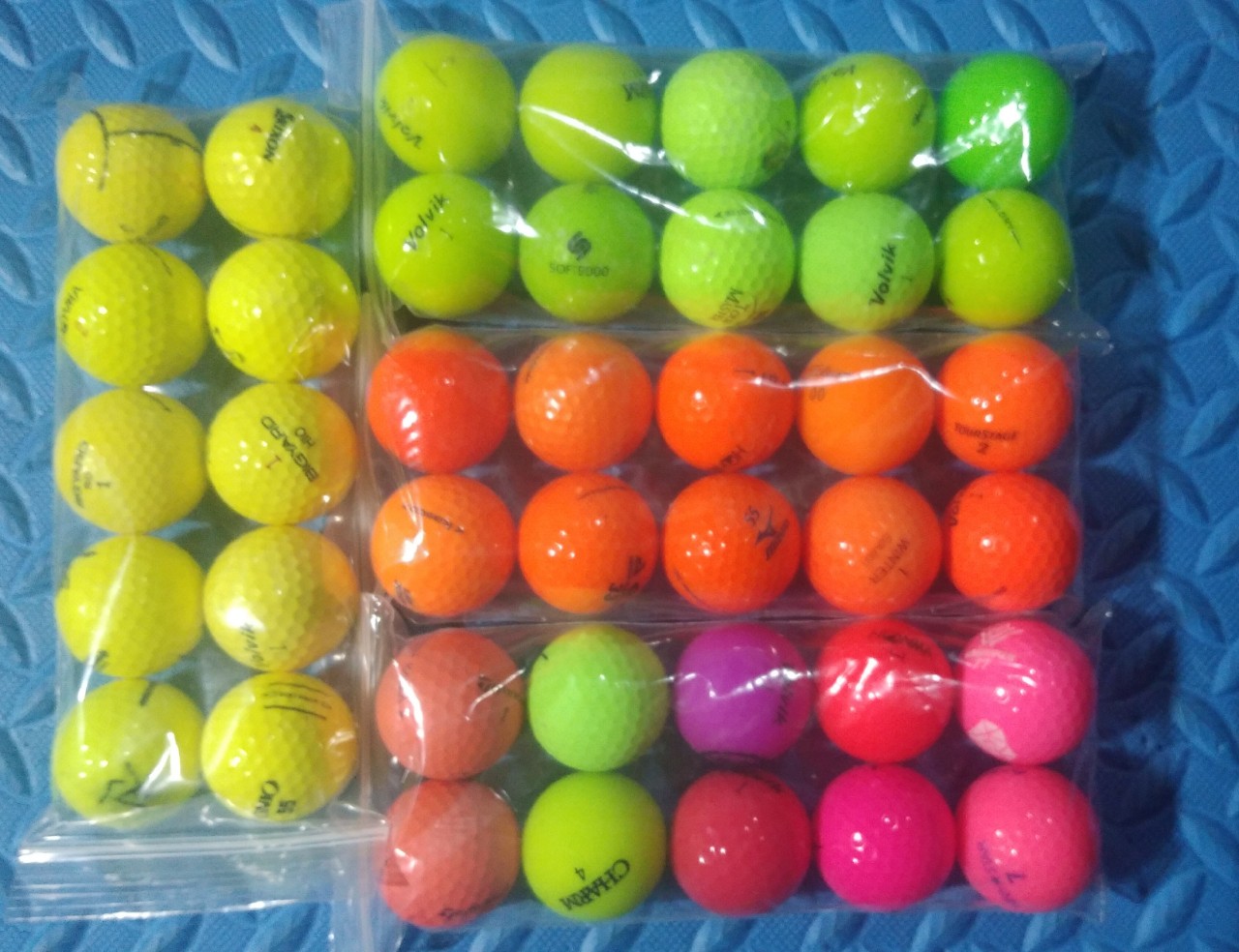 Combo 10 quả bóng golf sắc màu