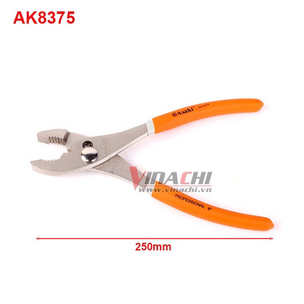 Kìm hai lỗ asaki ak8375 - 10in - 1 cái