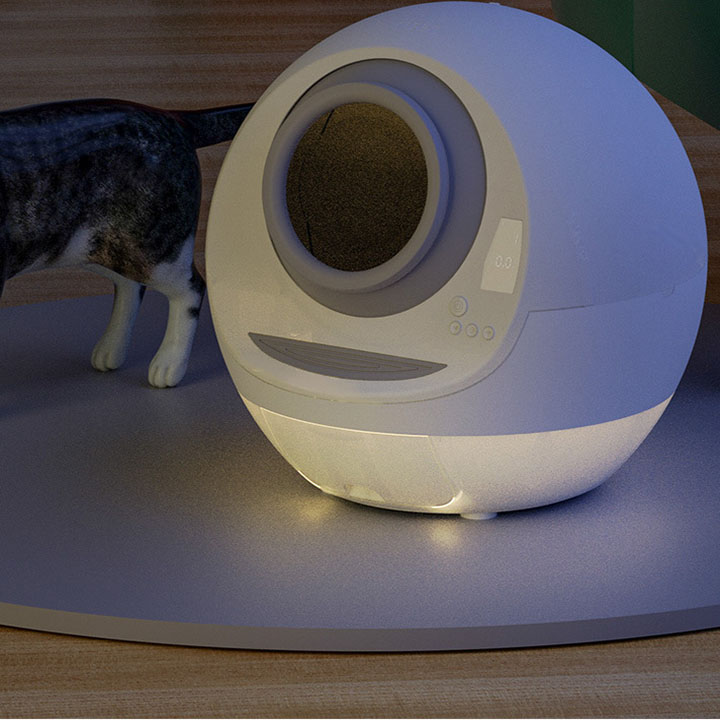 nhà vệ sinh tự động cho mèo bảo hành 12 tháng automatic cat toilet 3