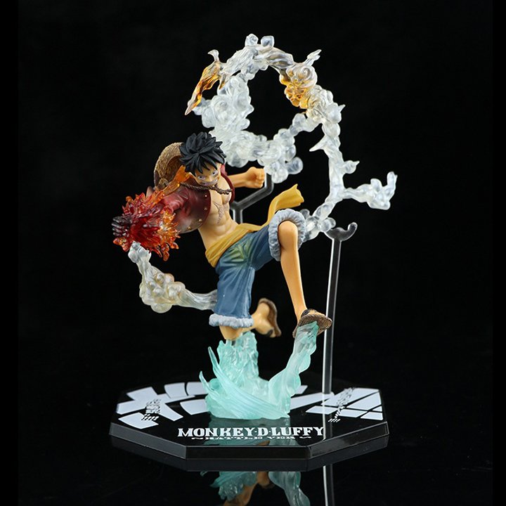 Mô hình one piece luffy hỏa quyền. đồ chơi mô hình