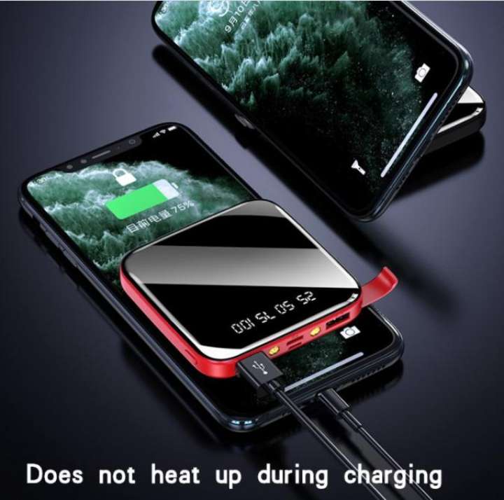 [HCM](GIÁ RẺ VÔ ĐỐI - TẶNG CÁP SẠC NHANH) - PIN SẠC DỰ PHÒNG MINI THIẾT KẾ MẶT KÍNH CAO CẤP DUNG LƯỢNG 20000MAH SỬ DỤNG ĐƯỢC TÂT CẢ CÁC DÒNG ĐIỆN THOẠI - AN TOÀN CHO MÁY