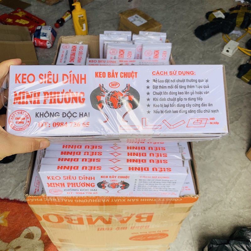 Sỉ 12 keo dính chuột Minh Phương / Keo chuột Minh Phương