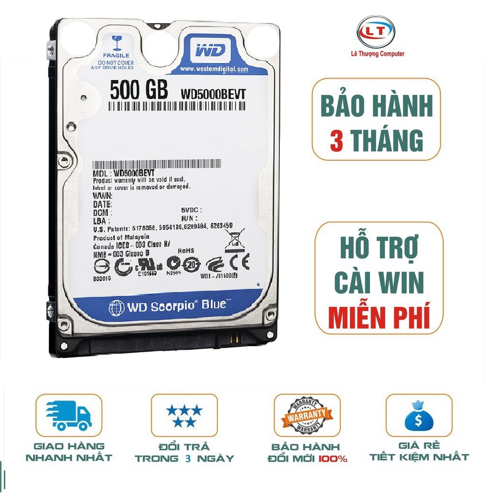 Ổ cứng laptop 80gb 160gb 250gb 320gb 500gb tốt