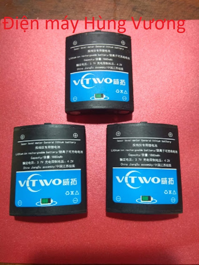 pin 4.2 vôn máy cân mực laze 5 tia xanh, đỏ, hàng chất lượng theo máy. có củ sạc cắm như điện thoại.