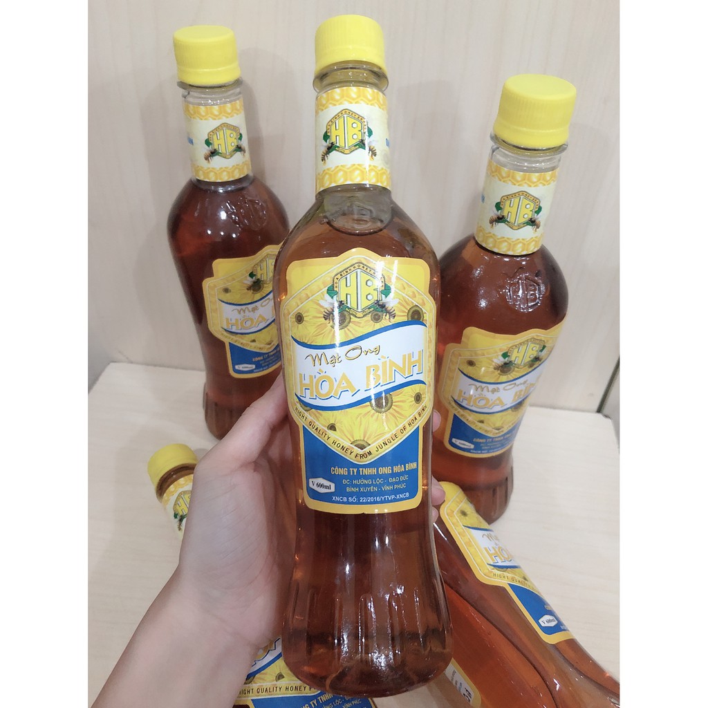 Mật ong Hoà Bình tự nhiên 600ml