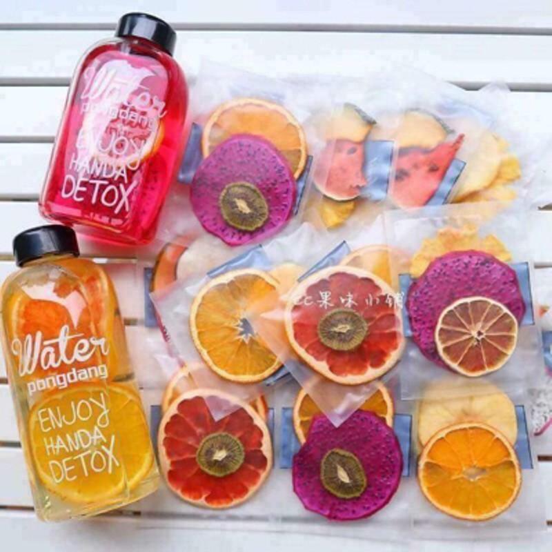Sét 20 gói trái cây khô và bình nước, Sét 20 gói trái cây khô và bình nước, sản phẩm 1005 organic, pha uống mỗi ngày giúp thanh lọc cơ thể