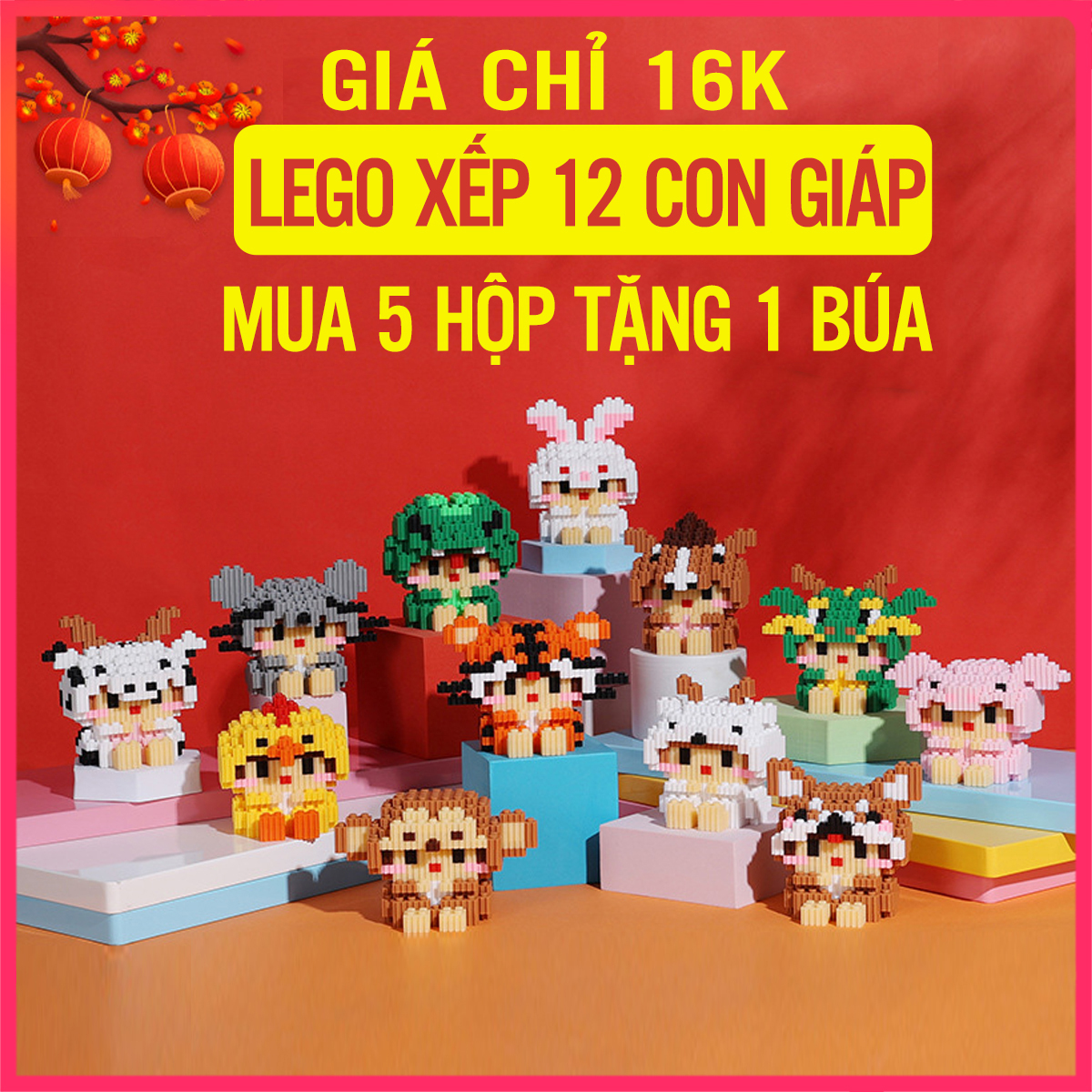 Đồ Chơi Lắp Ráp Lego Mô Hình 3D 12 Con Giá Rẻ Tháng 8,2023|Biggo Việt Nam