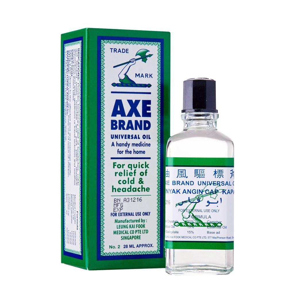 Dầu gió trắng cây búa Singapore 56ml – Axe Brand Universal