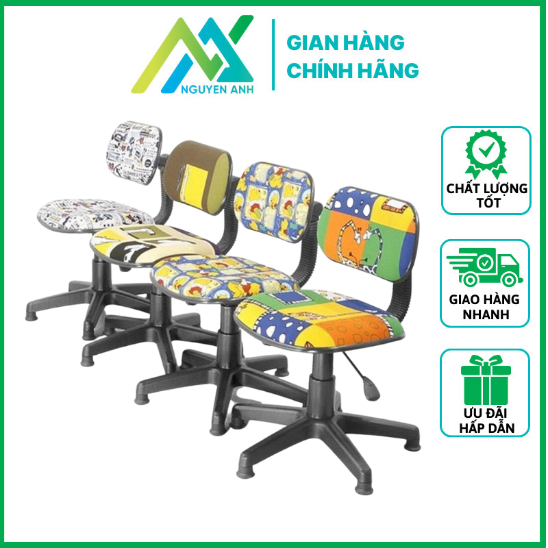 Ghế học sinh chống gù - Chính hãng Nội thất 190 - Tựa lưng điều chỉnh ôm giữ lưng - Bảo vệ cột sống - Bảo hành 12T