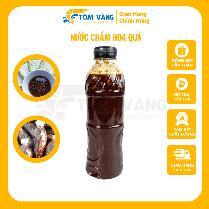 Nước chấm hoa quả thần thánh - tôm vàng