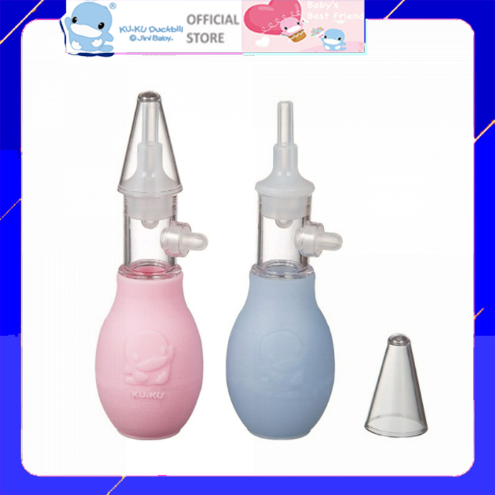 Dụng cụ hút mũi bóp đầu mềm có nắp đậy kuku ku5373a