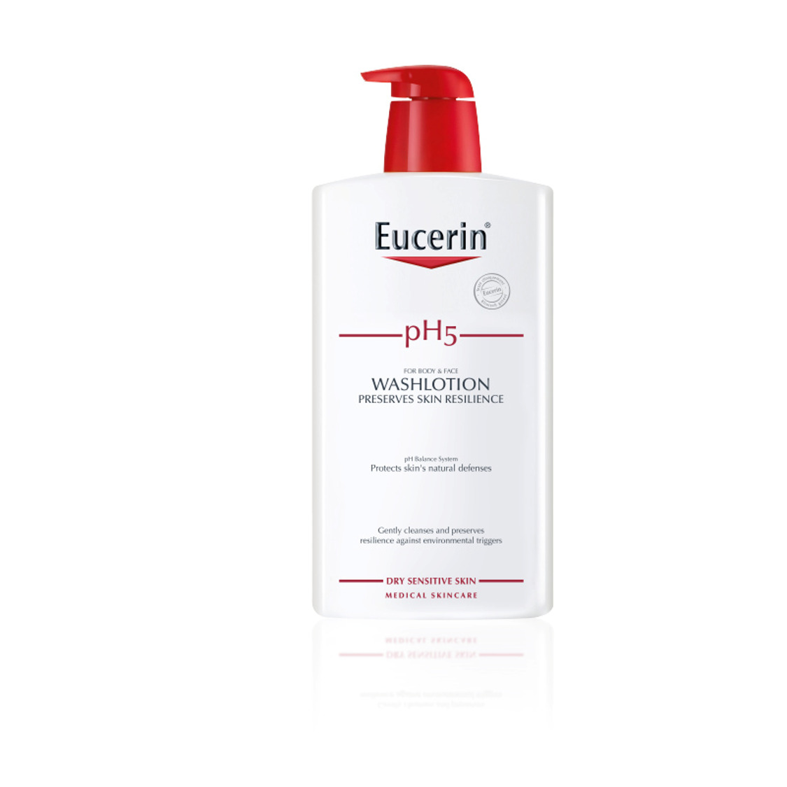 Sữa tắm cho da nhạy cảm pH5 Skin-Protection Washlotion 1000ml Eucerin 63075