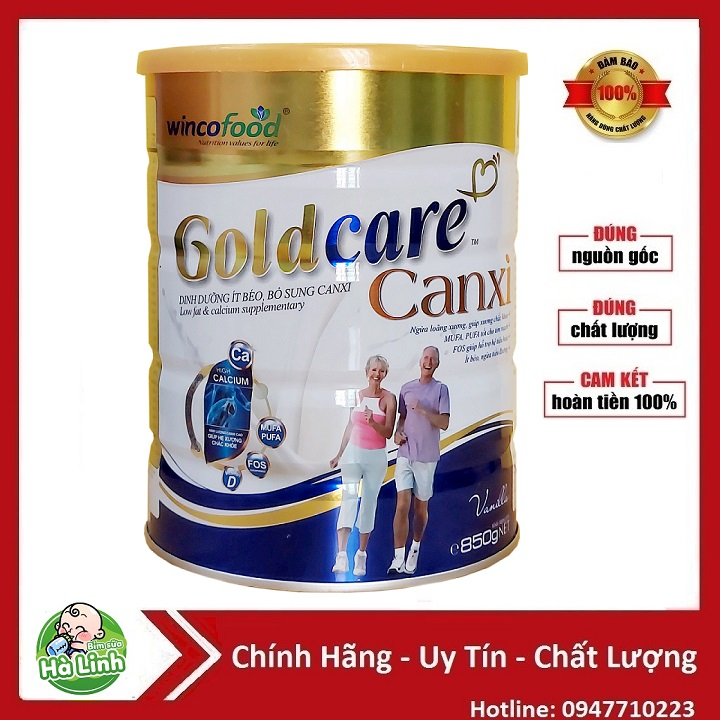 Sữa Bột Wincofood Goldcare Canxi lon 850g HSD 2025