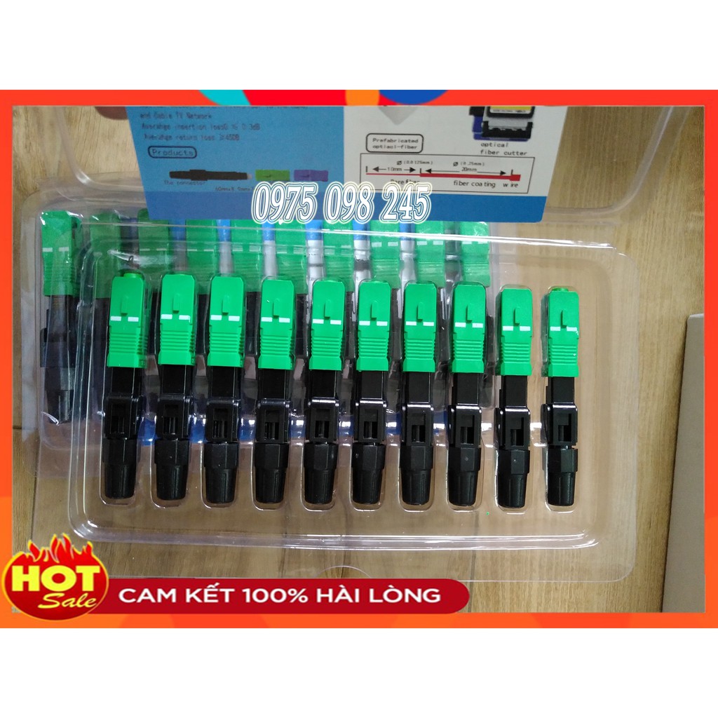 30 đầu fast connector nối nhanh ftth sc apc