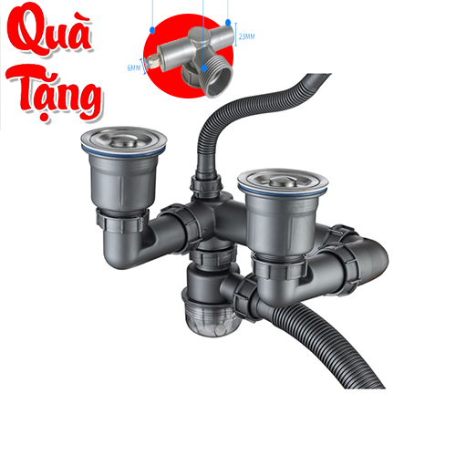 [FREESHIP] Xiphong ống thoát nước chậu rửa bát siêu to chống tắc nghẽn