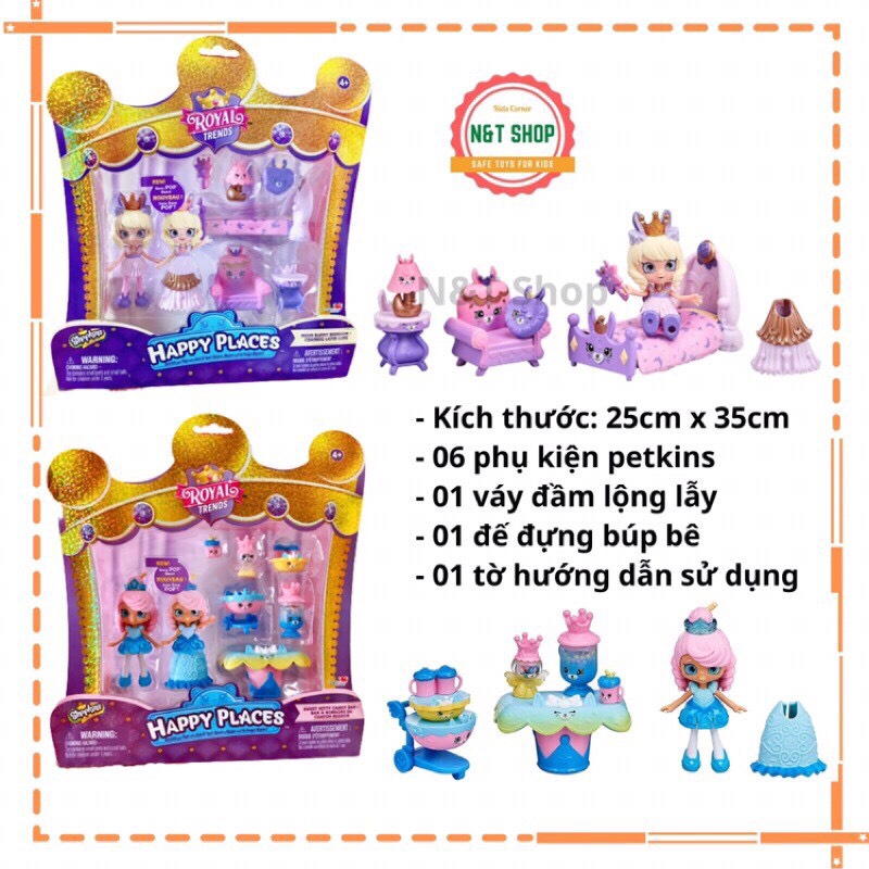 Búp Bê Shopkins Phiên Bản Mới Siêu To Khổng Lồ (Kèm Phụ Kiện) Cho Bé - Đồ Chơi VNXK