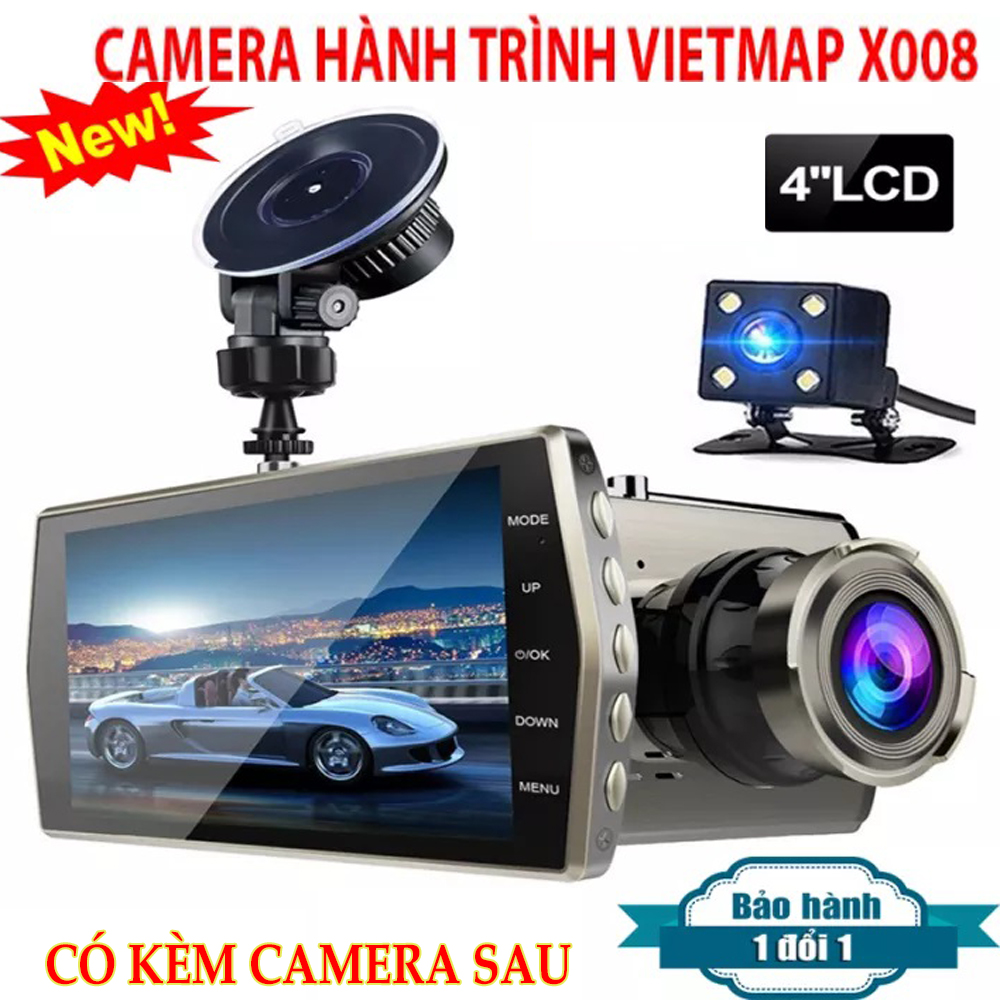 Camera hành trình oto 4k - DÙNG THẺ 64GB - Camera oto tải, oto con, xe du lịch Ghi Hình Cực Dõ Khi Đêm CAMERA Ô TÔ  TRƯỚC + SAU A12  Màn hình 2.7”TFT LCD CÓ CẢM BIẾN VA CHẠM G – Sensor