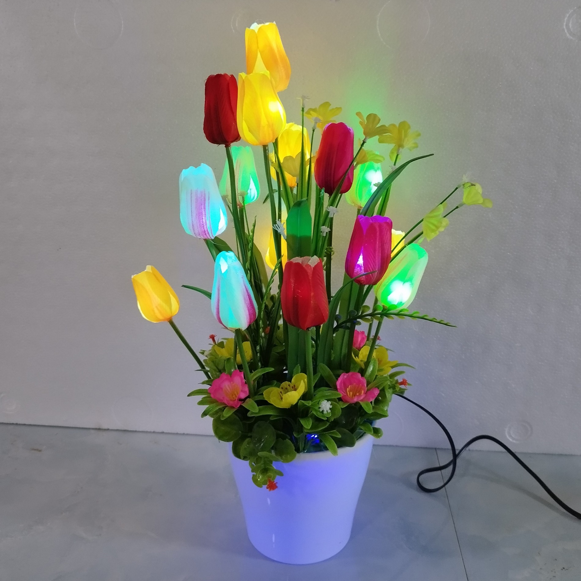 Hoa Tulip Trang Trí Có Đèn - Hoa Tulip đèn led