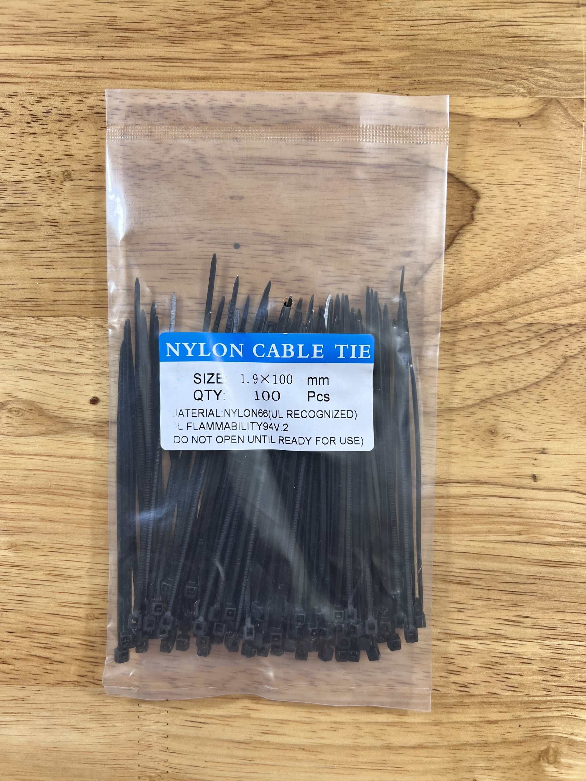 Dây rút nhựa, dây thít nhựa dài 10, 15, 20, 25 cm loại 1