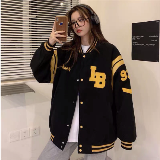 Áo khoác bomber nam nữ chất nỉ, Áo bomber cho học sinh