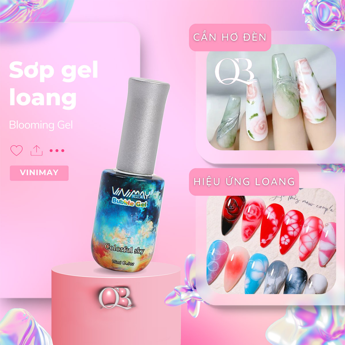 Sơn gel loang Vinimay chính hãng