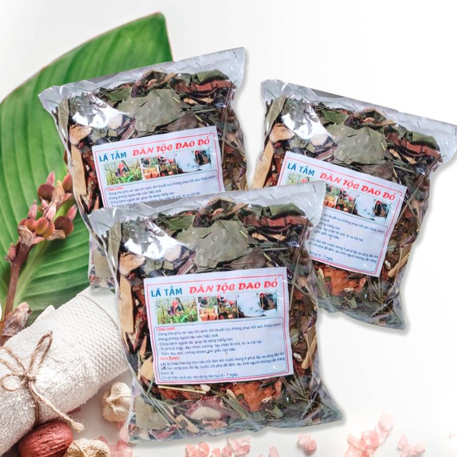 Lá xông tắm sau sinh dân tộc dao đỏ